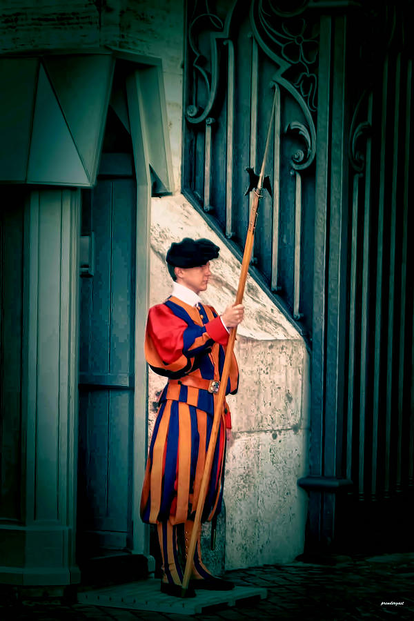 A Swiss Guard Photograph by Tom Prendergast