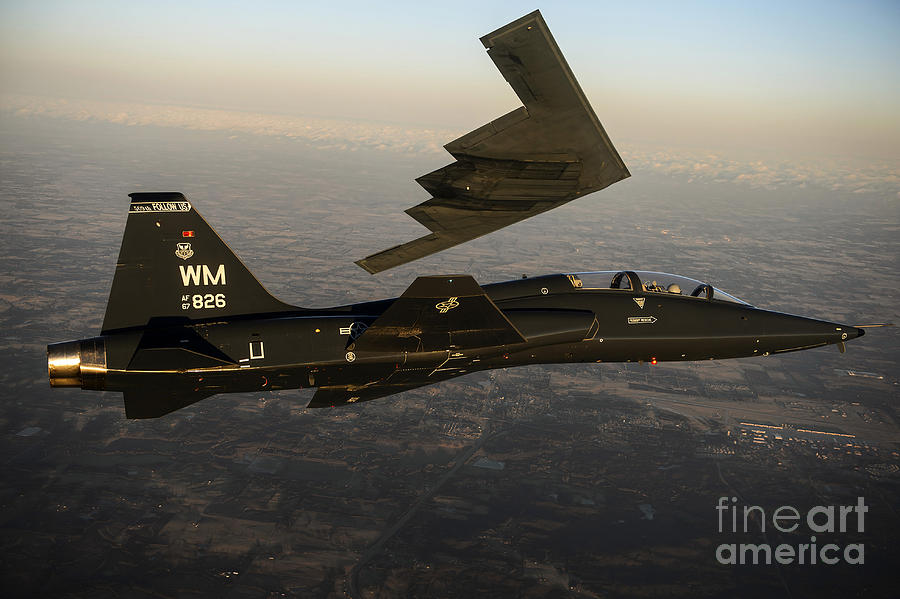 A T-38 Talon Flies In Formation Photograph