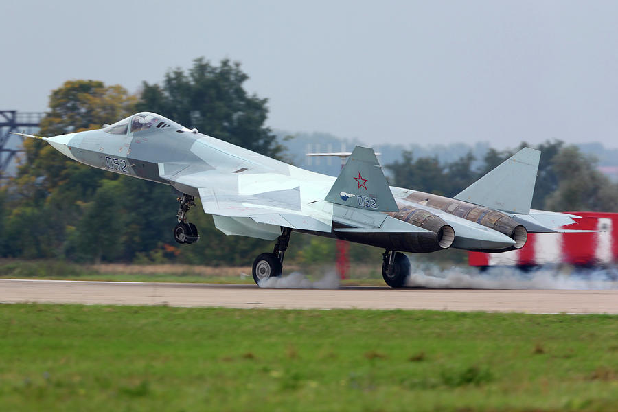 A T-50 Pak-fa Fifth Generation Russian Photograph by Artyom Anikeev ...