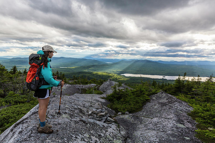 A Teenage Girl Takes In The View Photograph By Jerry Monkman - Fine Art 