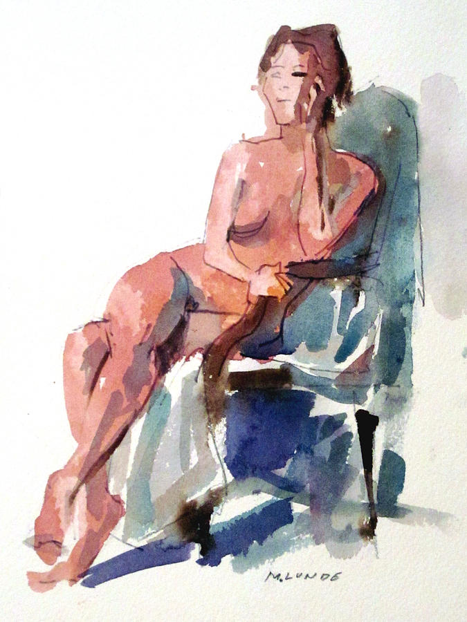 A Ten Minute Pose Painting by Mark Lunde