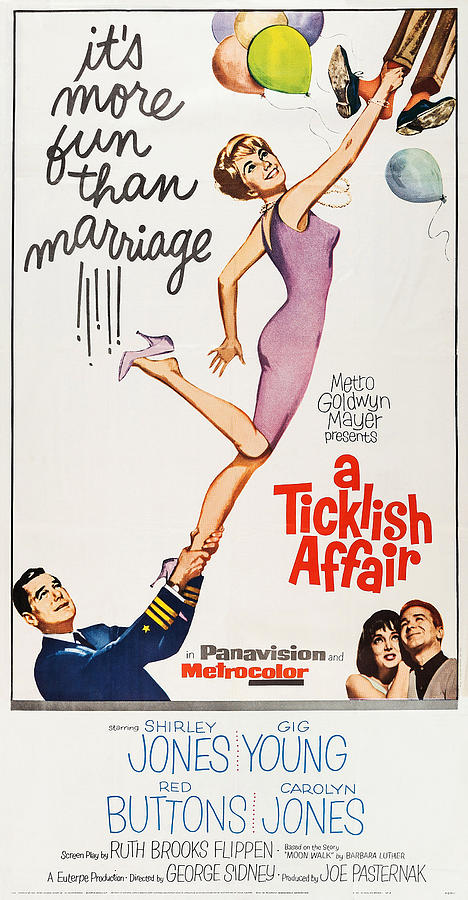 A Ticklish Affair, Us Poster, From Left Photograph by Everett