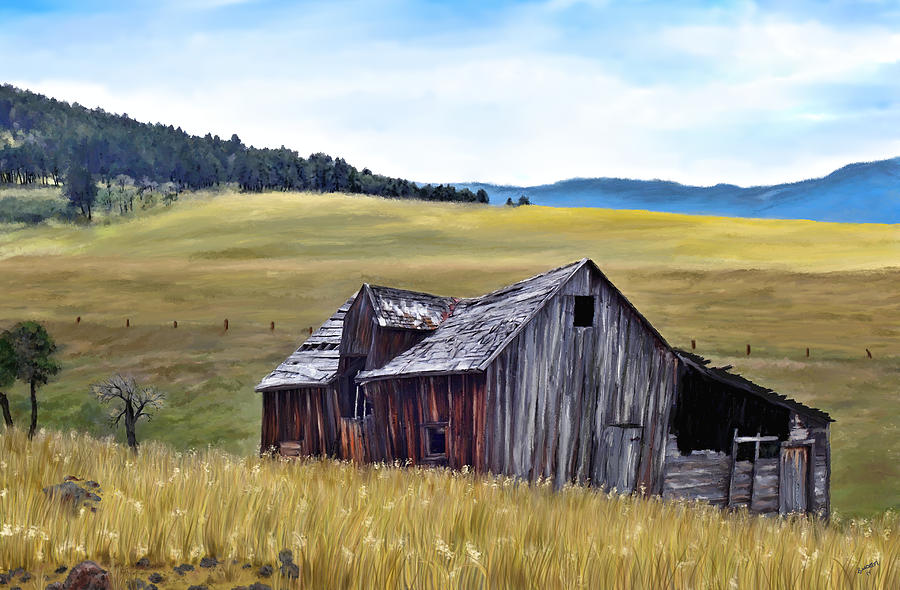 A Time in Montana Painting by Susan Kinney