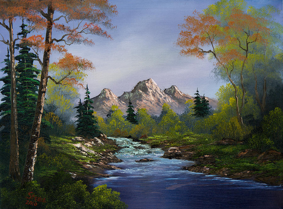 A Touch of Autumn Painting by Chris Steele