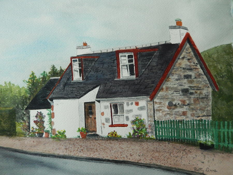 A touch of Scotland Painting by Betty-Anne McDonald