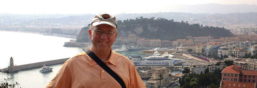 A Tourist in Nice Photograph by Jim Vance