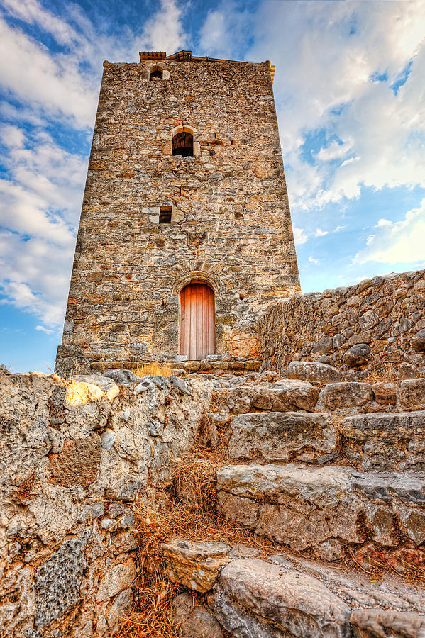 A Tower in Kardamyli - Greece Photograph by Constantinos Iliopoulos