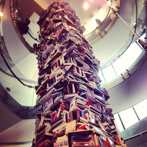 A Tower Of Books Written About Abe Photograph by Dean Sauls