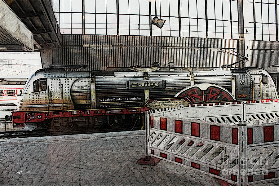 A Train Called Alex Photograph by Jutta Maria Pusl
