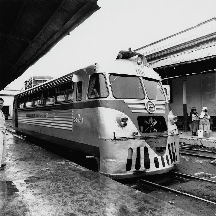 A Train Station In Ecuador Photograph by Leonard Nones A Train Station In Ecuador Photograph by Leonard Nones