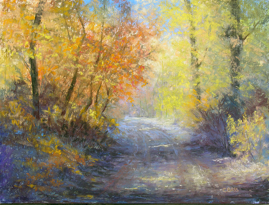 Landscape Painting - A Tranquil Trail by Christine Bass