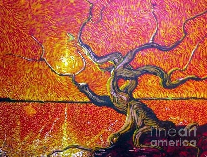 A Tree Of Heart Painting by Stefan Duncan
