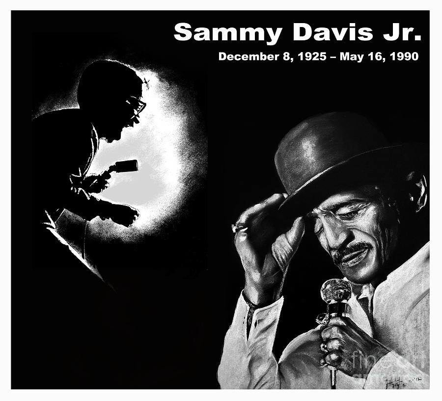 A Tribute to Sammy Davis Jr Digital Art by Jim Fitzpatrick