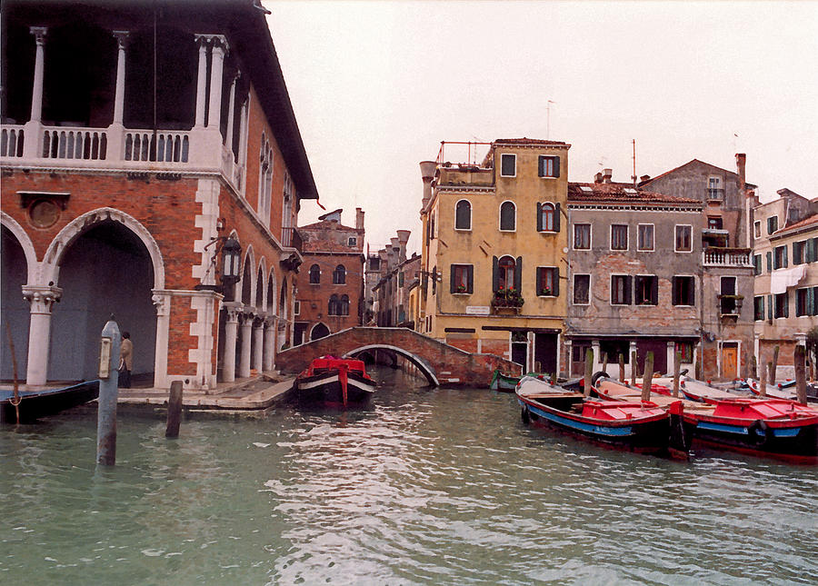 Venice Series - A Trip to Remember in Watercolor III Photograph by Suzanne Gaff