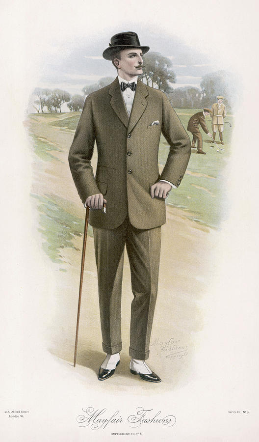 tweed lounge suit