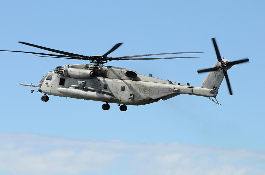 A U.s. Marine Corps Ch-53e Prepares Photograph by Riccardo Niccoli ...