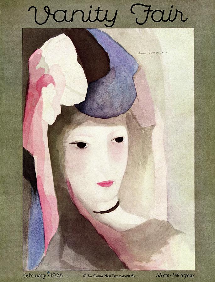 A Vanity Fair Cover Of A Watercolor Of A Woman Photograph by Marie Laurencin