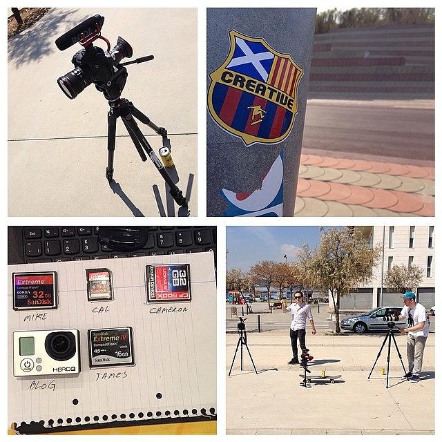 Barcelona Photograph - A Very Very Long Day Filming. Check Out by Creative Skate Store