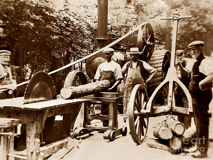 A Victorian Sawmill England Photograph by The Keasbury-Gordon ...