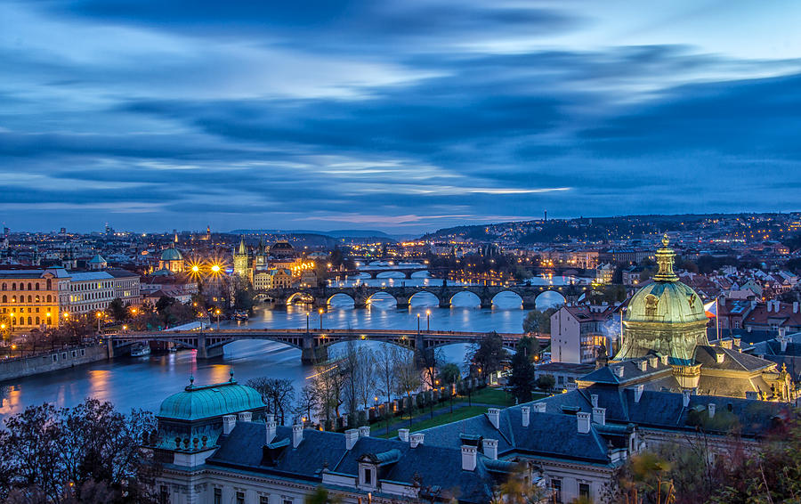 A view at Prague - Czech Republic Photograph by Christian Tuk