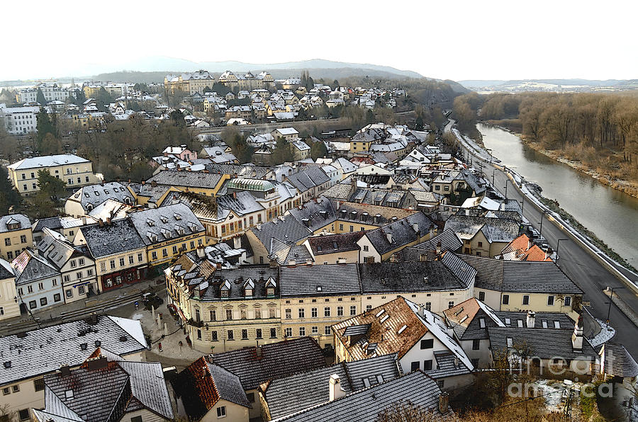Evocative Photograph - A View From Melk Abbey Durnstein by Tom Wurl