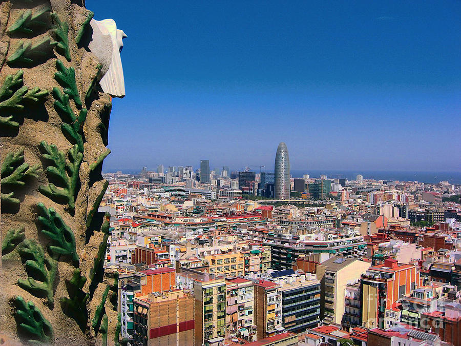 Barcelona Photograph - A View from the Castle by Terry Brereton