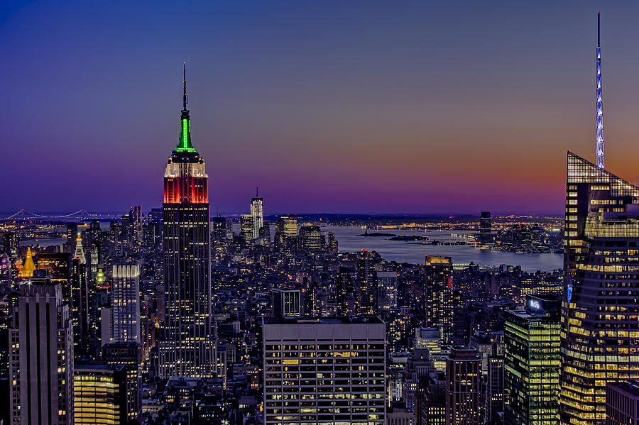 Empire State Building Photograph - A View From The Top by Susan Candelario