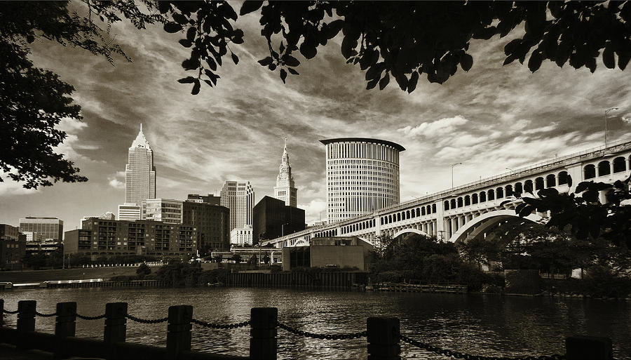 A View Of Cleveland Photograph by Dale Kincaid
