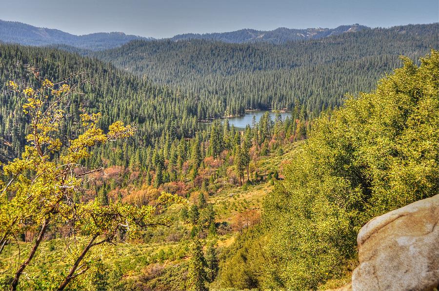 A View of Hume Lake - Kings Canyon National Park - California Photograph by Bruce Friedman