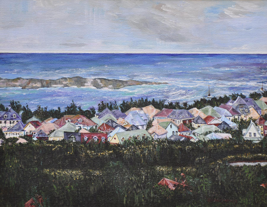A View of Orient Bay Painting by Dottie Branch