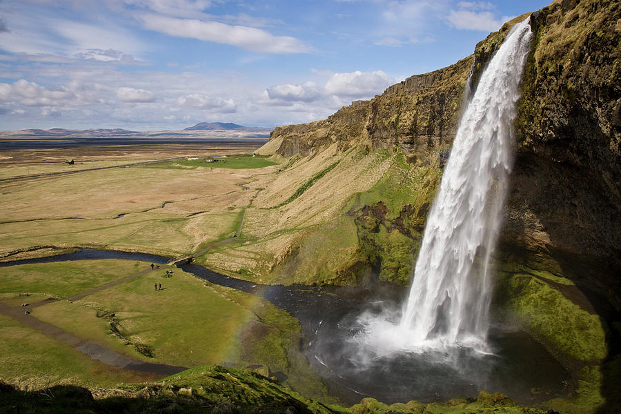 A View Of Seljalandsfoss Waterfall Photograph by Henry Georgi - Fine ...