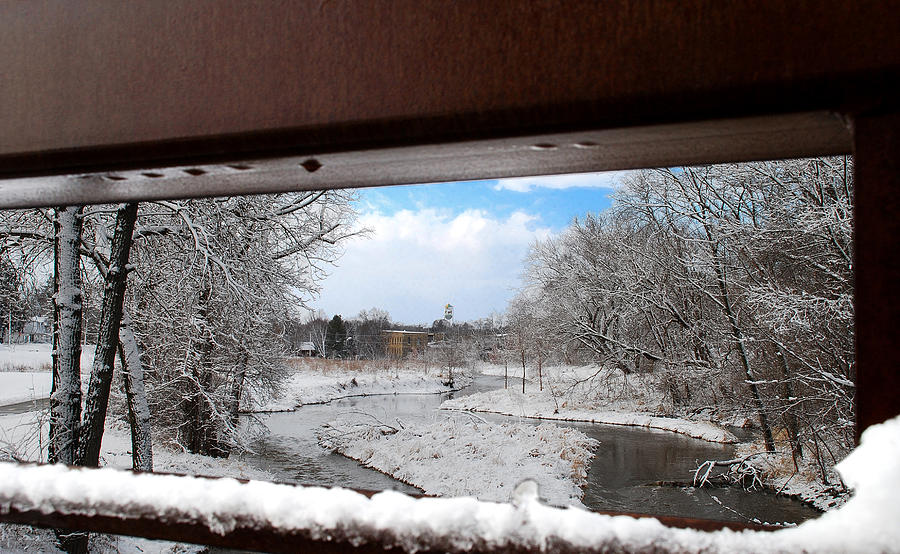 A VIEW OF THE MAUNESHA in a FRESH BLANKET OF SNOW Photograph by Janice Adomeit