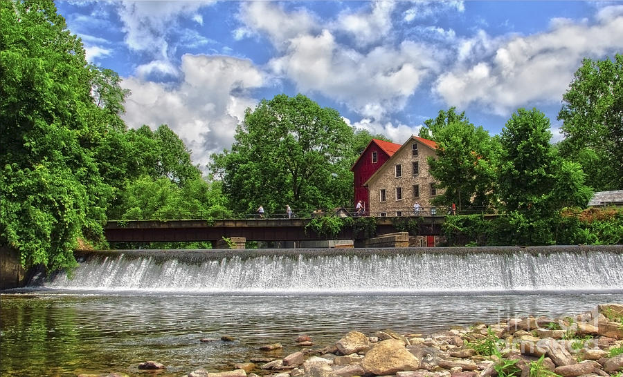 A view of the Mill from the River Photograph by Debra Fedchin