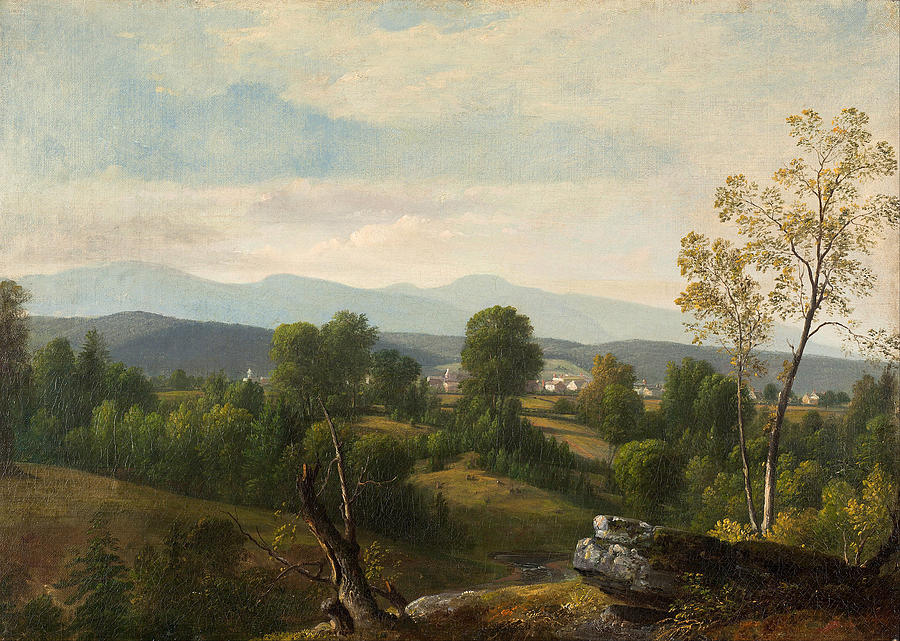 A View of the Valley Painting by Asher Brown Durand A View of the Valley Painting by Asher Brown Durand