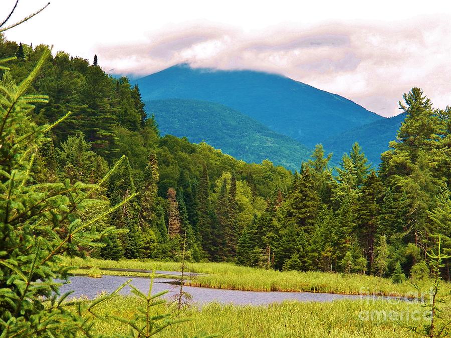 A View of Whiteface Mountain Photograph by Judy Via-Wolff