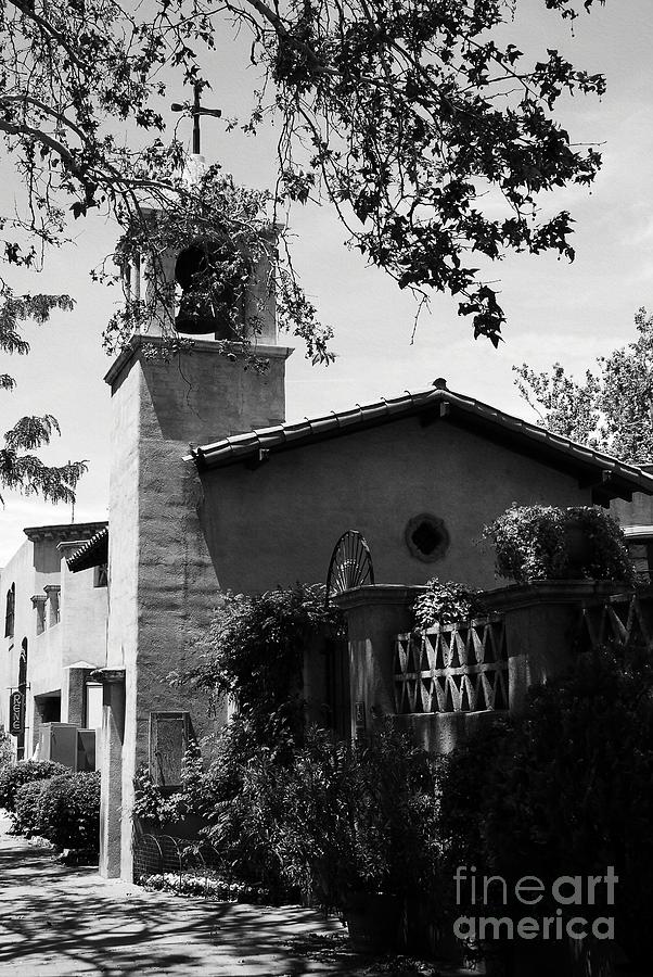 A Village Chapel 2 BW Photograph by Mel Steinhauer