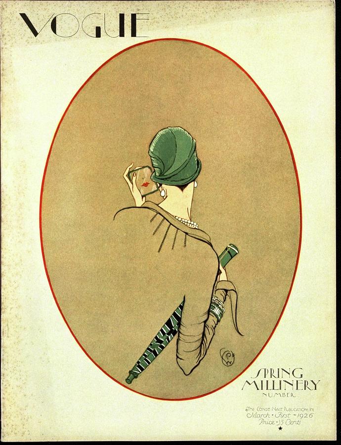 A Vintage Vogue Magazine Cover From 1926 Photograph by Porter Woodruff
