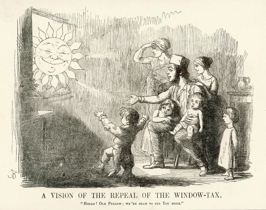 'a Vision Of The Repeal Of The Window Drawing by Mary Evans Picture Library