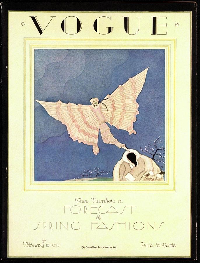 A Vogue Magazine Cover From 1925 Photograph by Charles Martin