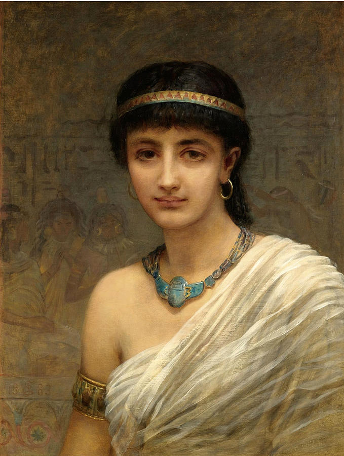 A Votary of Isis Painting by Edwin Longsden Long