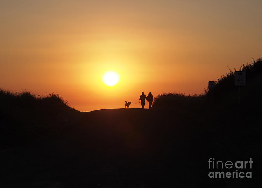 A Walk At Sunset Photograph by Jacklyn Duryea Fraizer
