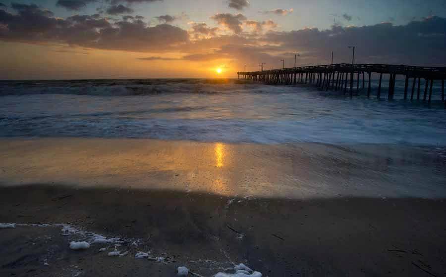 Sunset Photograph - A Walk Down The Beach by Haleigh Romero