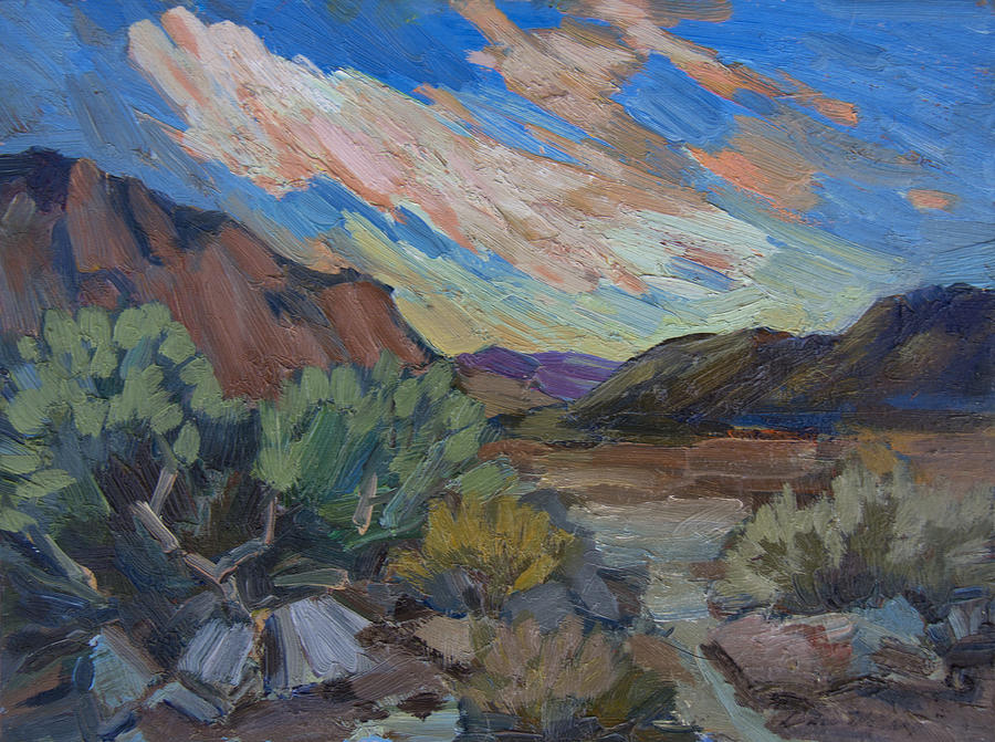 A Walk in La Quinta Cove 2 Painting by Diane McClary