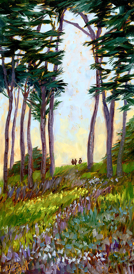 A Walk in the Park Painting by Alice Leggett