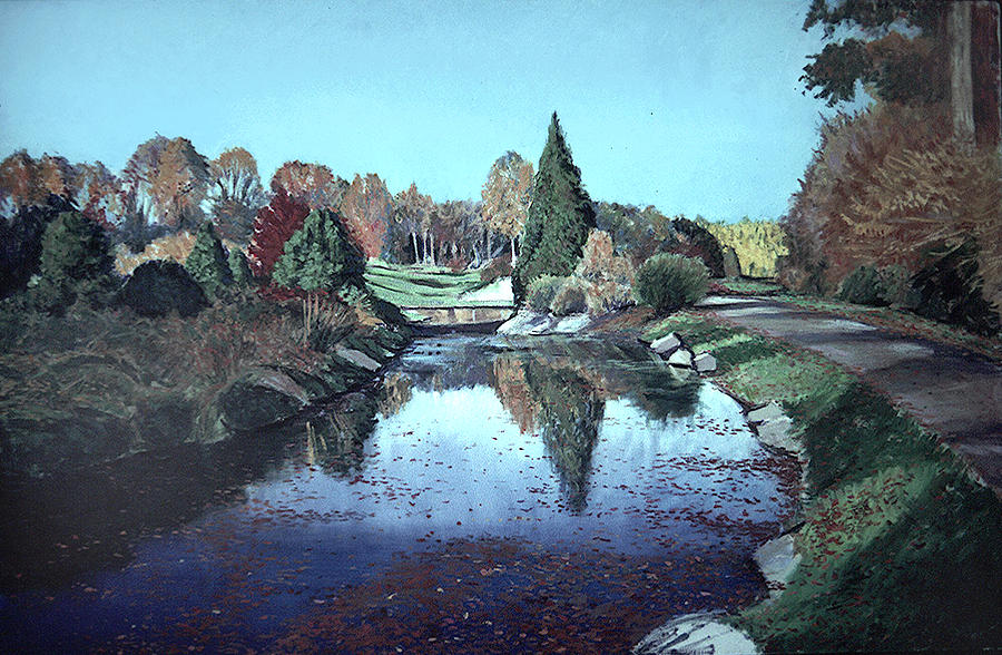 A Walk in the Park Painting by David Zimmerman