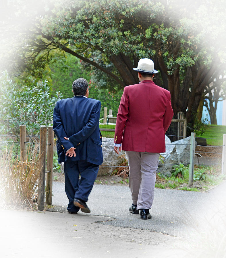 Hat Photograph - A Walk in the Park by Jim Fitzpatrick