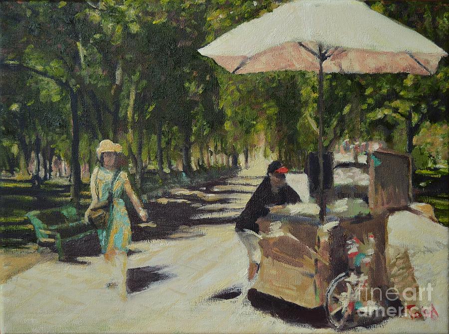 A Walk in the Park Painting by Laura Toth