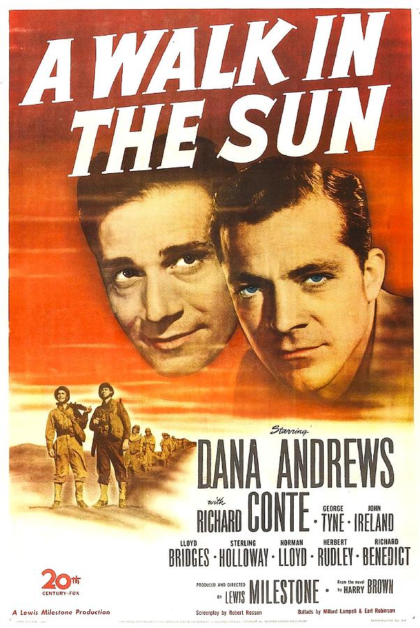 A Walk In The Sun, Us Poster, From Left Photograph by Everett