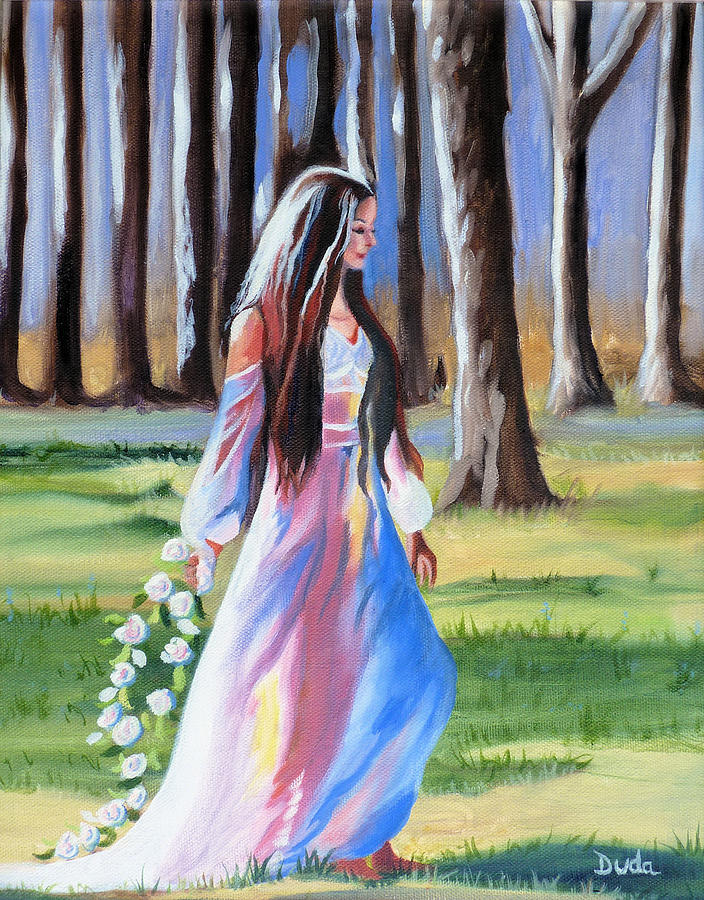A Walk in the Woods Painting by Susan Duda
