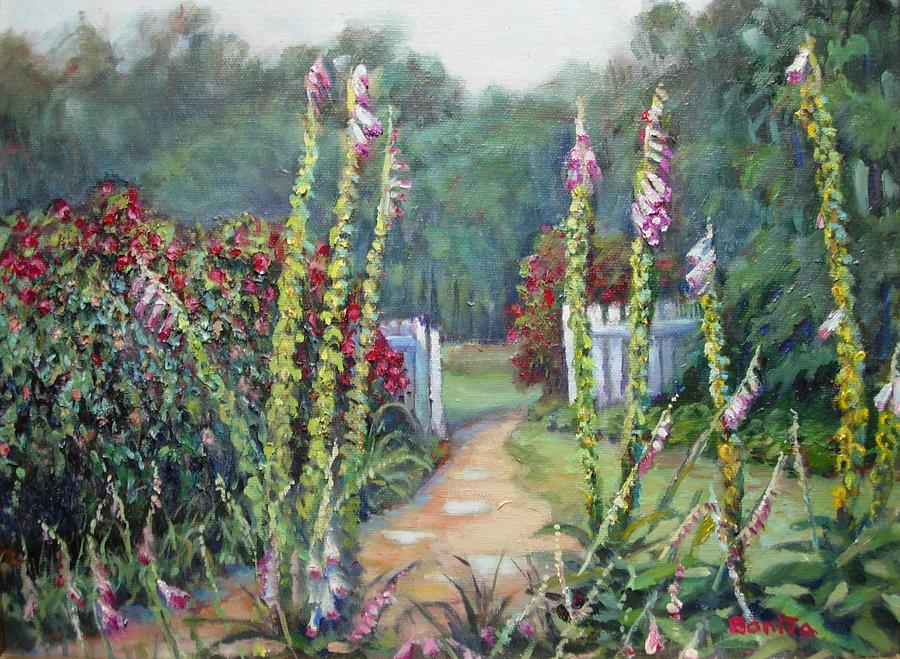 A Walk Into the Garden Painting by Bonita Waitl